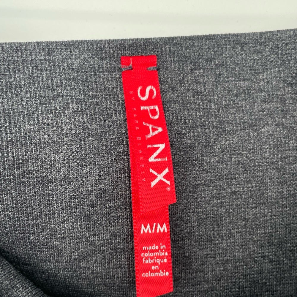 Spanx Women's Heather Gray Look at Me Now Seamless Pull On Leggings Size Medium - Picture 10 of 12